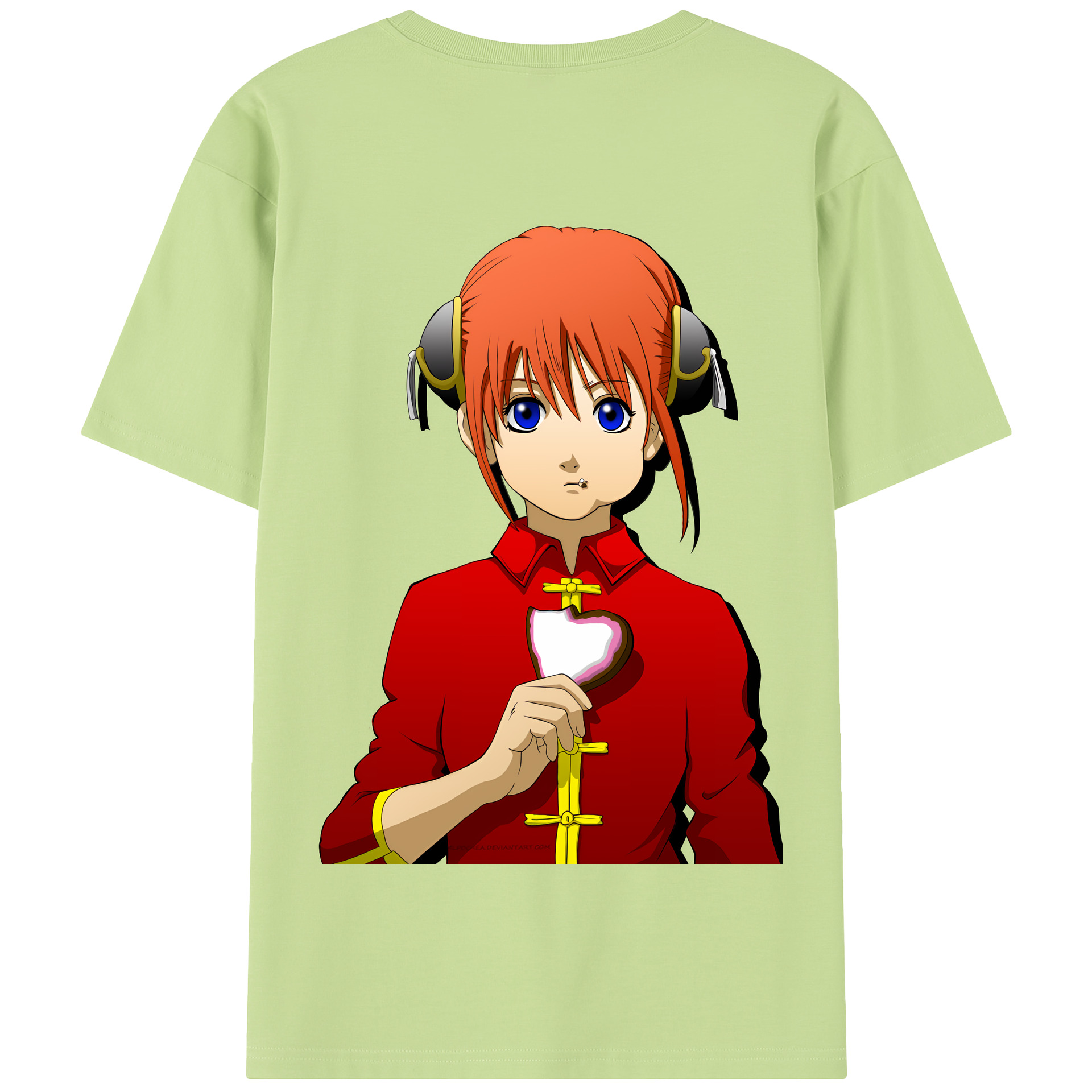 ぎんたま 坂田銀時（さかたぎんとき） 神楽 志村新八（しむら しんぱち） GINTAMA Sakata Gintoki Kagura Shimura Shinpachi 綿100％半袖Tシャツ（背面プリント）